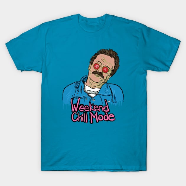Bernie Weekend Chill Mode T-Shirt by TheEND42